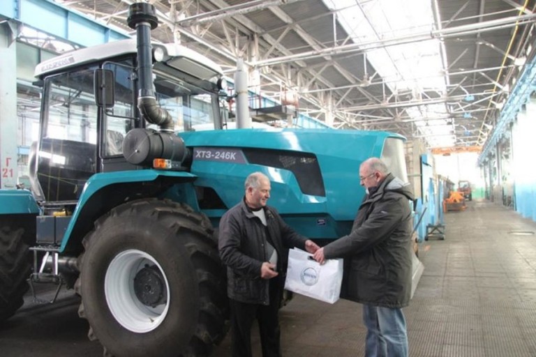 Kharkiv Tractor Plant produced the first tractor with a Volvo engine