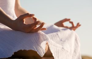 Hundreds of Kharkivens practiced yoga on the main square
